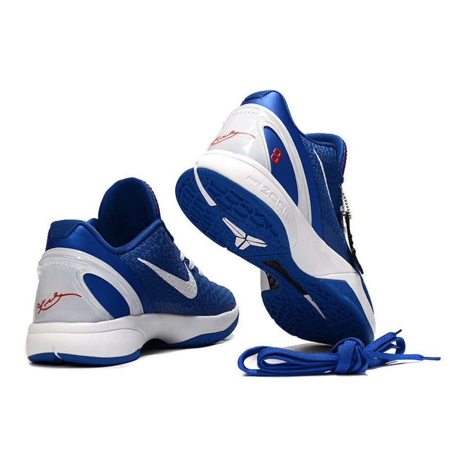 NIKE Kobe 6 Protro - Dodgers - White Unisex Streetwear Limited Edition - The Nike Kobe 6 Protro x Dodgers celebrates Kobe Bryant s Los Angeles legacy with a