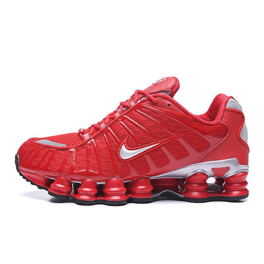NIKE Sho - Tl - Speed - Red Unisex Streetwear Limited Edition - The NIKE SHOX TL x SPEED RED - REPLICA is a high-energy fusion of performance