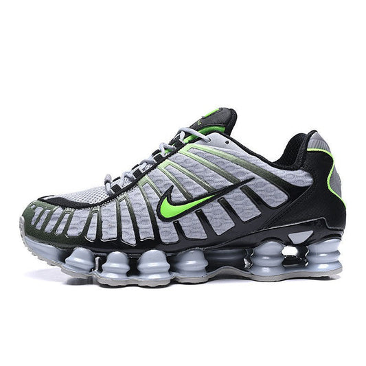 NIKE Sho - Tl - Wolf Lime Blast - Grey Unisex Streetwear Limited Edition - The NIKE SHOX TL x WOLF GREY LIME BLAST - REPLICA is a bold fusion