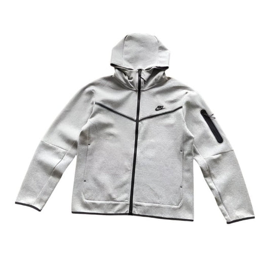 NIKE Tech Fleece Hoodie - - Grey Unisex Streetwear Limited Edition - The NIKE TECH FLEECE HOODIE GREY - REPLICA is the ultimate blend of performance, comfort,