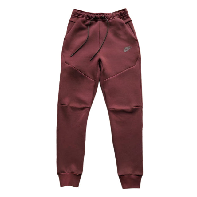 NIKE Tech Fleece Pants - Berry - Pomegranate - Red Unisex Streetwear Limited Edition - The NIKE TECH FLEECE PANTS BERRY/POMEGRANATE - REPLICA combine modern athletic performance with a bold,
