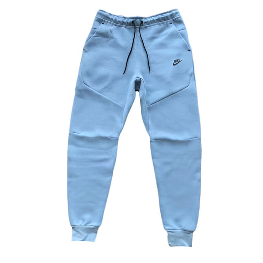 NIKE Tech Fleece Pants - Light - Blue Unisex Streetwear Limited Edition - The NIKE TECH FLEECE PANTS LIGHT BLUE - REPLICA blend modern athletic performance with sleek