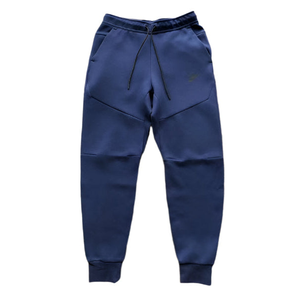 NIKE Tech Fleece Pants - - Navy Unisex Streetwear Limited Edition - The NIKE TECH FLEECE PANTS NAVY - REPLICA bring together modern sportswear technology and sleek