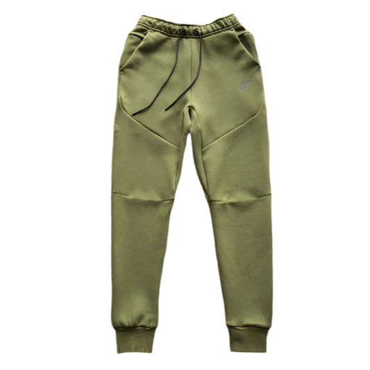 NIKE Tech Fleece Pants - Olive - Green Unisex Streetwear Limited Edition - The NIKE TECH FLEECE PANTS OLIVE GREEN - REPLICA blend modern sportswear innovation with streetwear