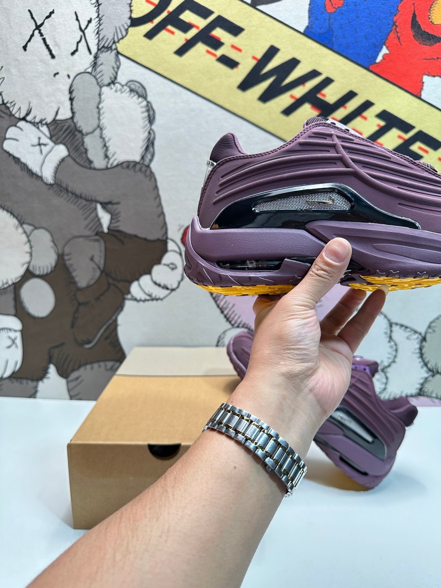 NOCTA - Nike Hot Step 2 Drake Eggplant - Red Unisex Streetwear Limited Edition - The NOCTA x NIKE HOT STEP 2 DRAKE EGGPLANT - REPLICA is a bold, vibrant