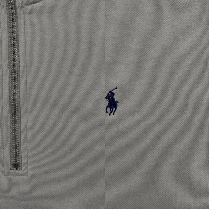 Sudadera Polo Ralph Lauren con cremallera de un cuarto, color beige