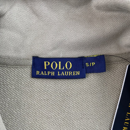 Sudadera Polo Ralph Lauren con cremallera de un cuarto, color beige