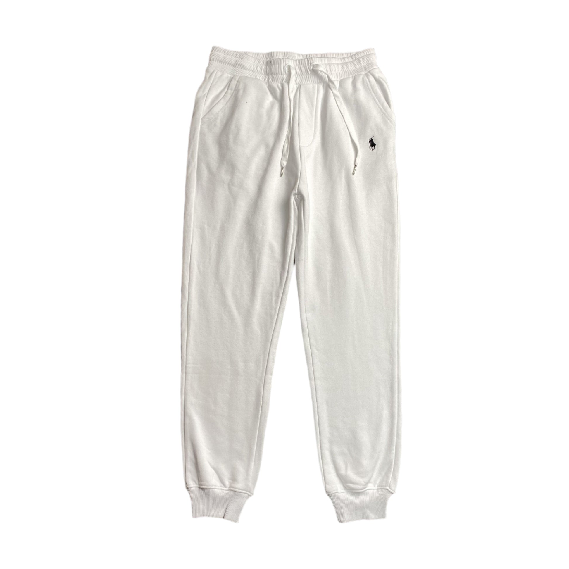 POLO Ralph Lauren Sweatpants - White Unisex Streetwear Limited Edition - The POLO RALPH LAUREN SWEATPANTS WHITE - REPLICA combine classic luxury with effortless comfort ,