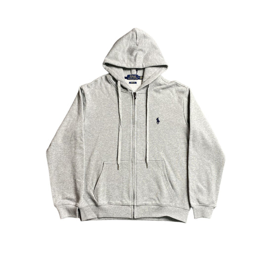 POLO Ralph Lauren Zip Up Hoodie - Grey Unisex Streetwear Limited Edition - The POLO RALPH LAUREN ZIP-UP HOODIE GREY - REPLICA is a perfect blend of classic
