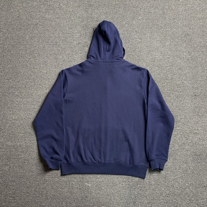 POLO Ralph Lauren Zip Up Hoodie - Navy Unisex Streetwear Limited Edition - The POLO RALPH LAUREN ZIP-UP HOODIE NAVY - REPLICA delivers classic American style with everyday