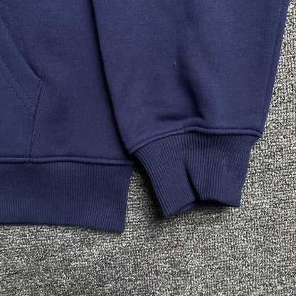 POLO Ralph Lauren Zip Up Hoodie - Navy Unisex Streetwear Limited Edition - The POLO RALPH LAUREN ZIP-UP HOODIE NAVY - REPLICA delivers classic American style with everyday