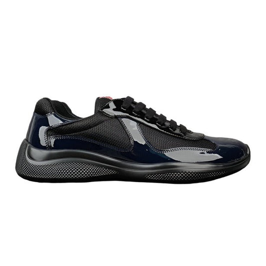 PRADA America's Cup Navy Sneakers - Black Unisex Streetwear Limited Edition