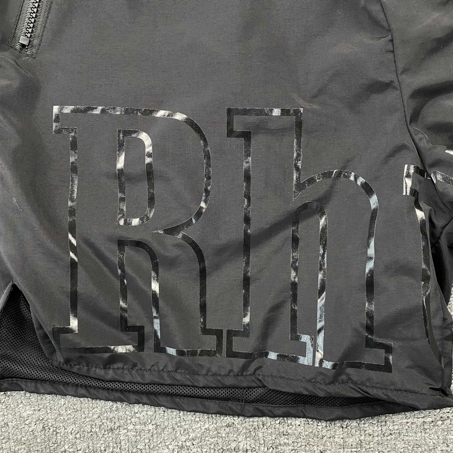 RHUDE Rh Logo Shorts On - Black Unisex Streetwear Limited Edition - The RHUDE RH LOGO SHORTS BLACK - REPLICA bring together luxury streetwear aesthetics and everyday