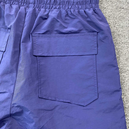 RHUDE Rh Logo Shorts - Navy Unisex Streetwear Limited Edition - The RHUDE RH LOGO SHORTS NAVY - REPLICA blend luxury streetwear with effortless comfort ,