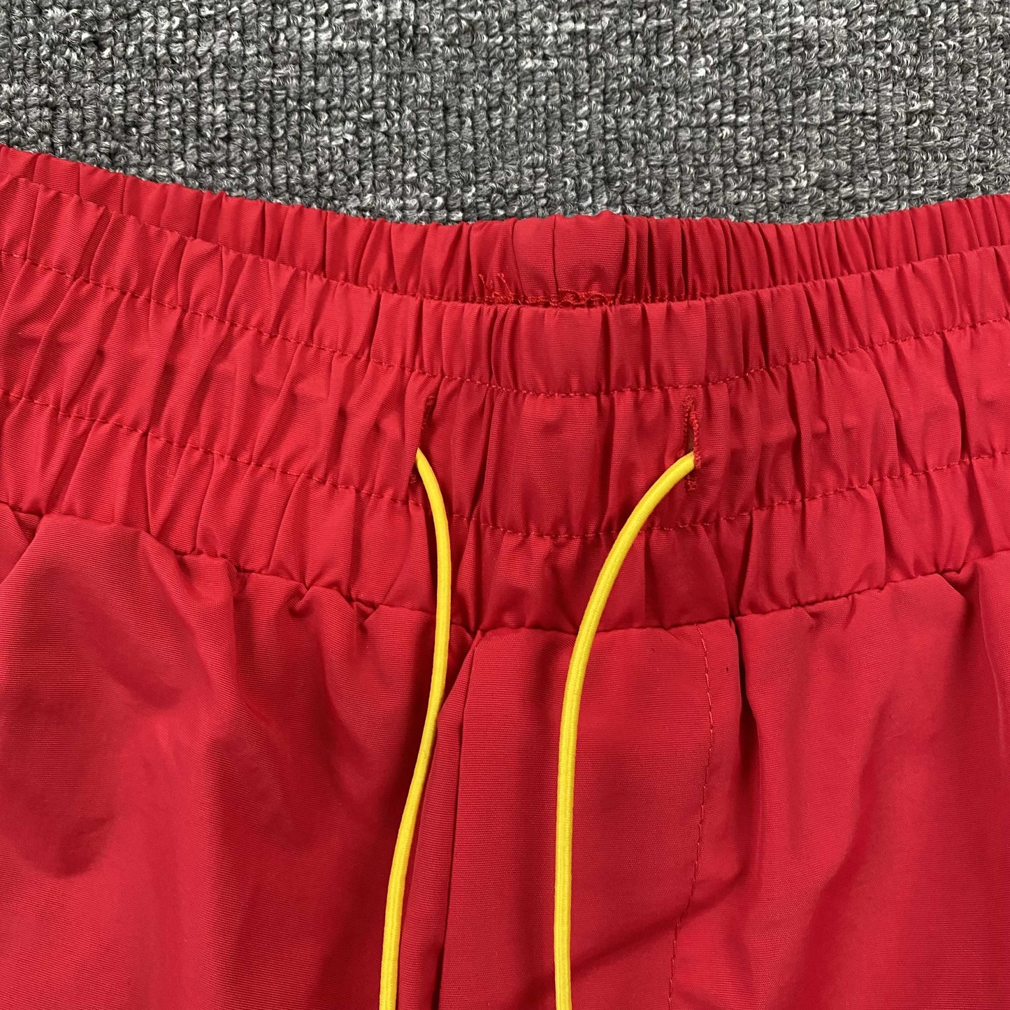 RHUDE RH LOGO SHORTS RED