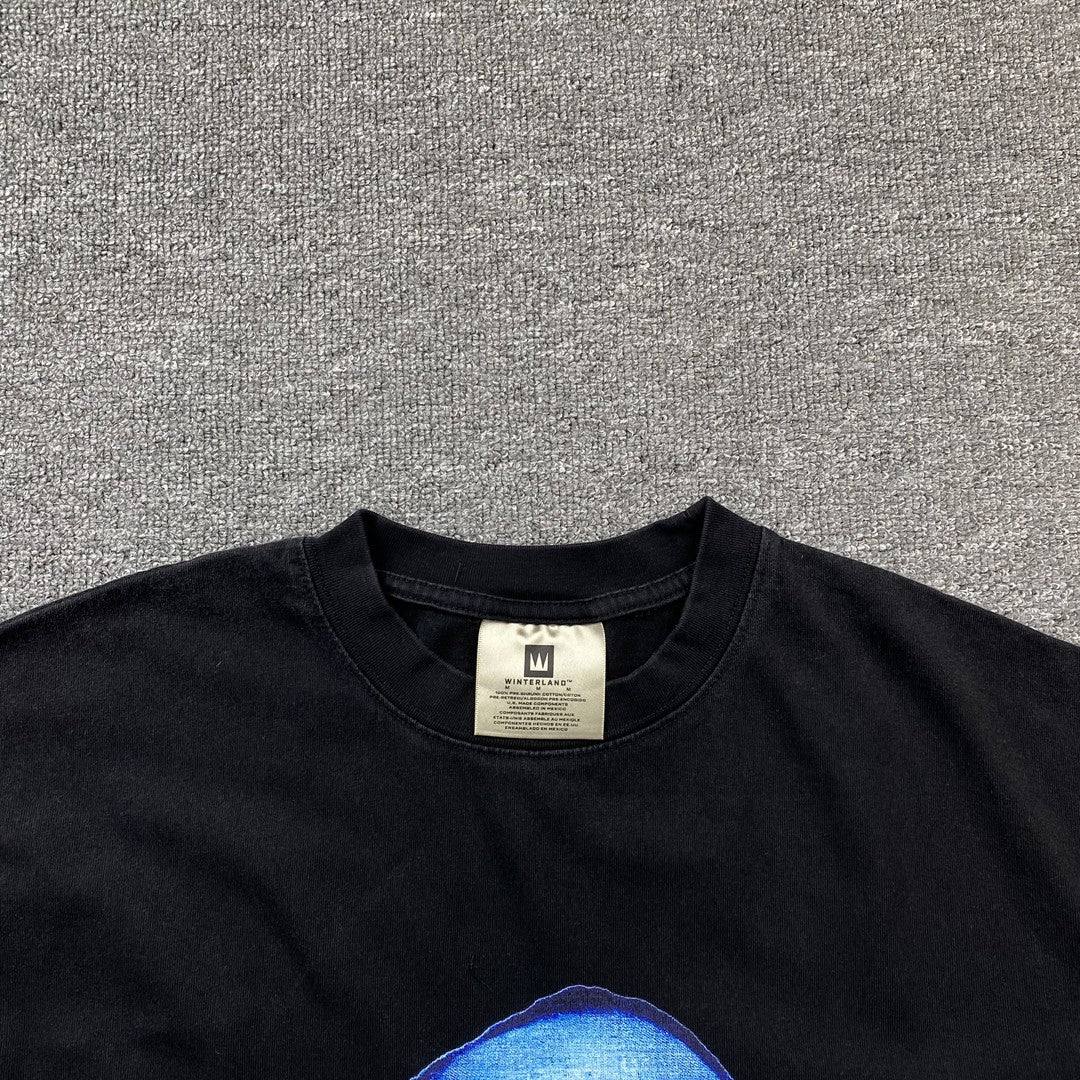 Camiseta gráfica vintage de Snoop Dogg negra