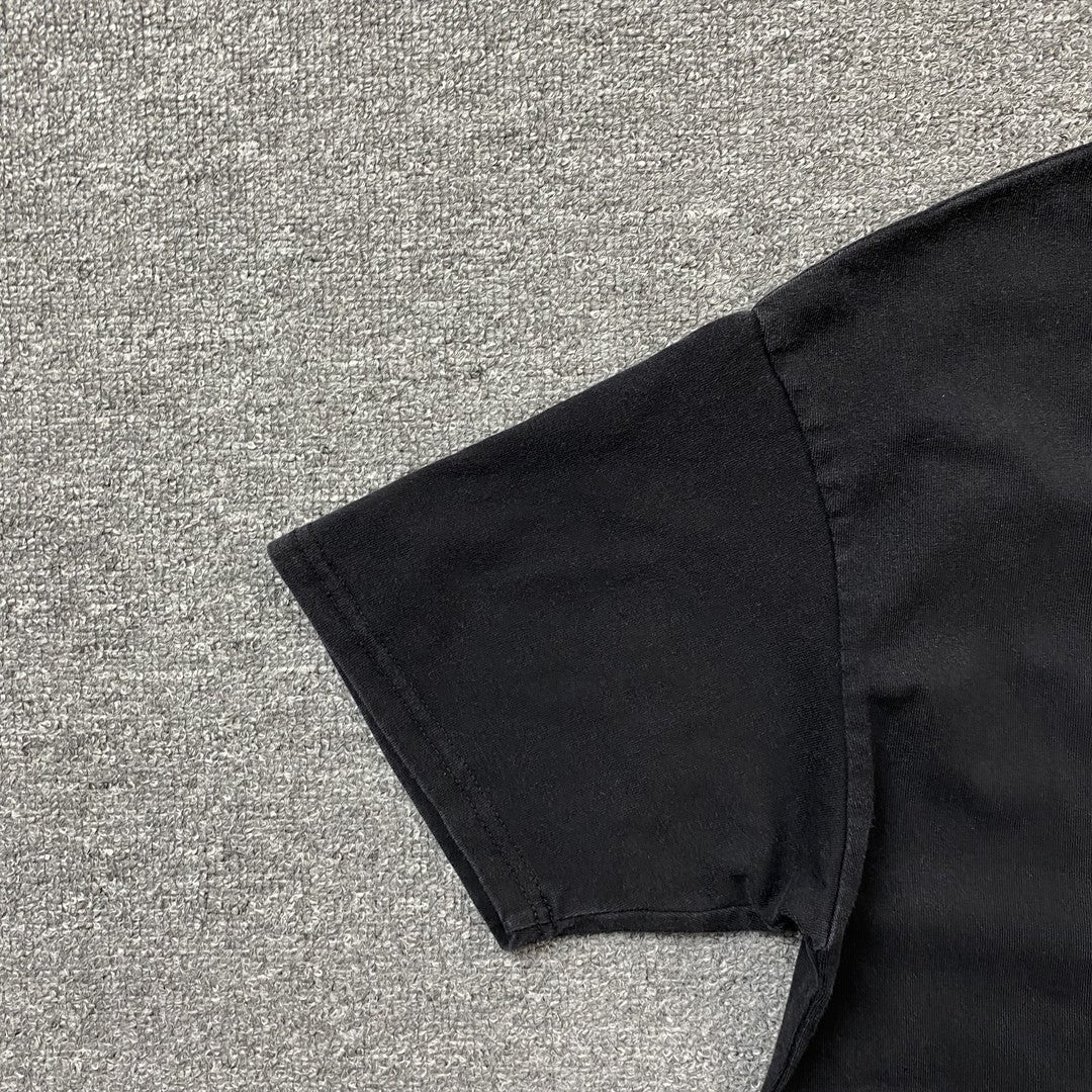 Camiseta gráfica vintage de Snoop Dogg negra