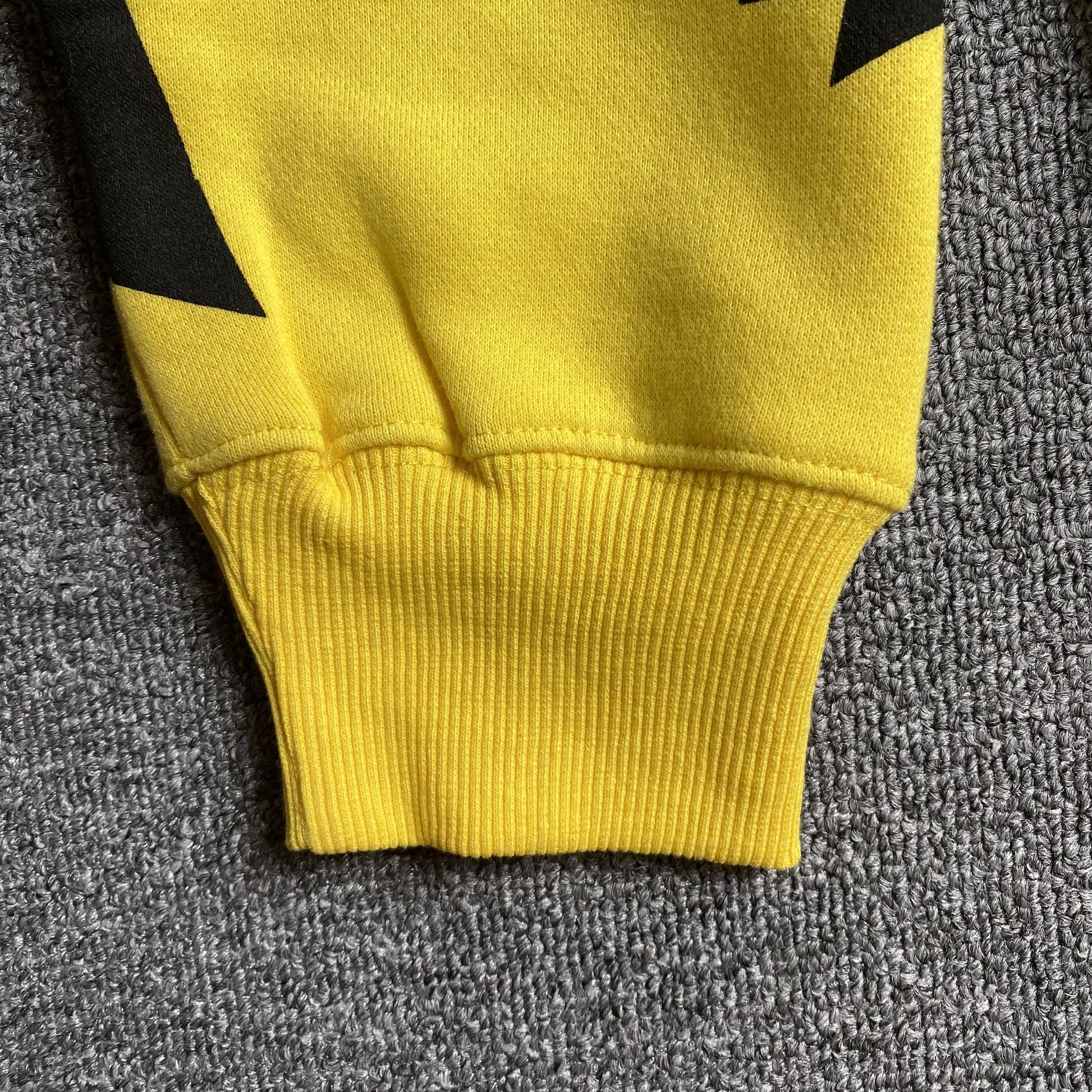 SP5DER 5star Hoodie - Yellow Unisex Streetwear Limited Edition - The SP5DER 5STAR HOODIE YELLOW - REPLICA is a bold and electrifying statement piece that