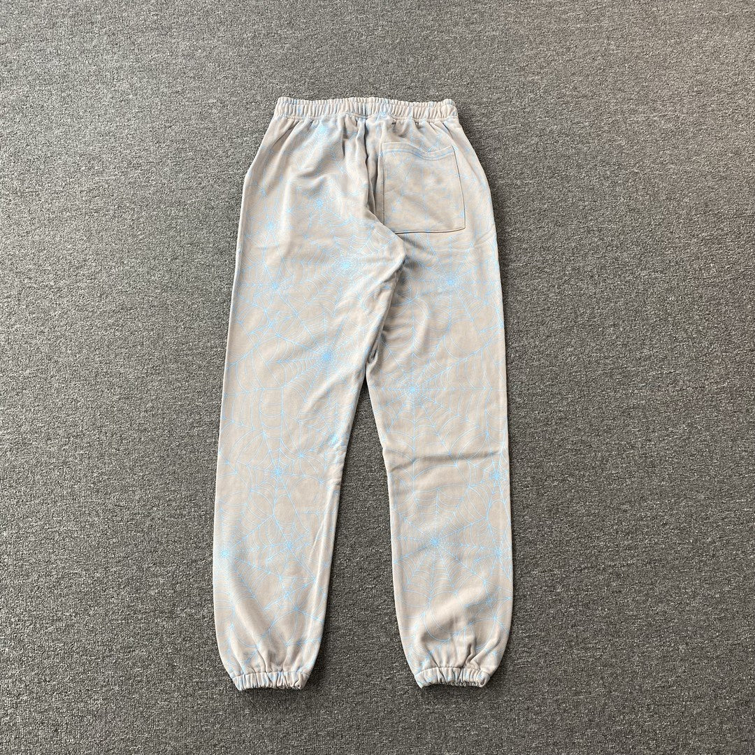 SP5DER Aop Web Sweatpants Heather - Grey Unisex Streetwear Limited Edition - The SP5DER AOP WEB SWEATPANTS HEATHER GREY - REPLICA fuse bold streetwear design with all-day
