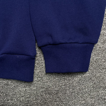 SP5DER Arach Ny Phobia Hoodie - Navy Unisex Streetwear Limited Edition - The SP5DER ARACH NY PHOBIA HOODIE NAVY - REPLICA blends bold streetwear aesthetics with understated