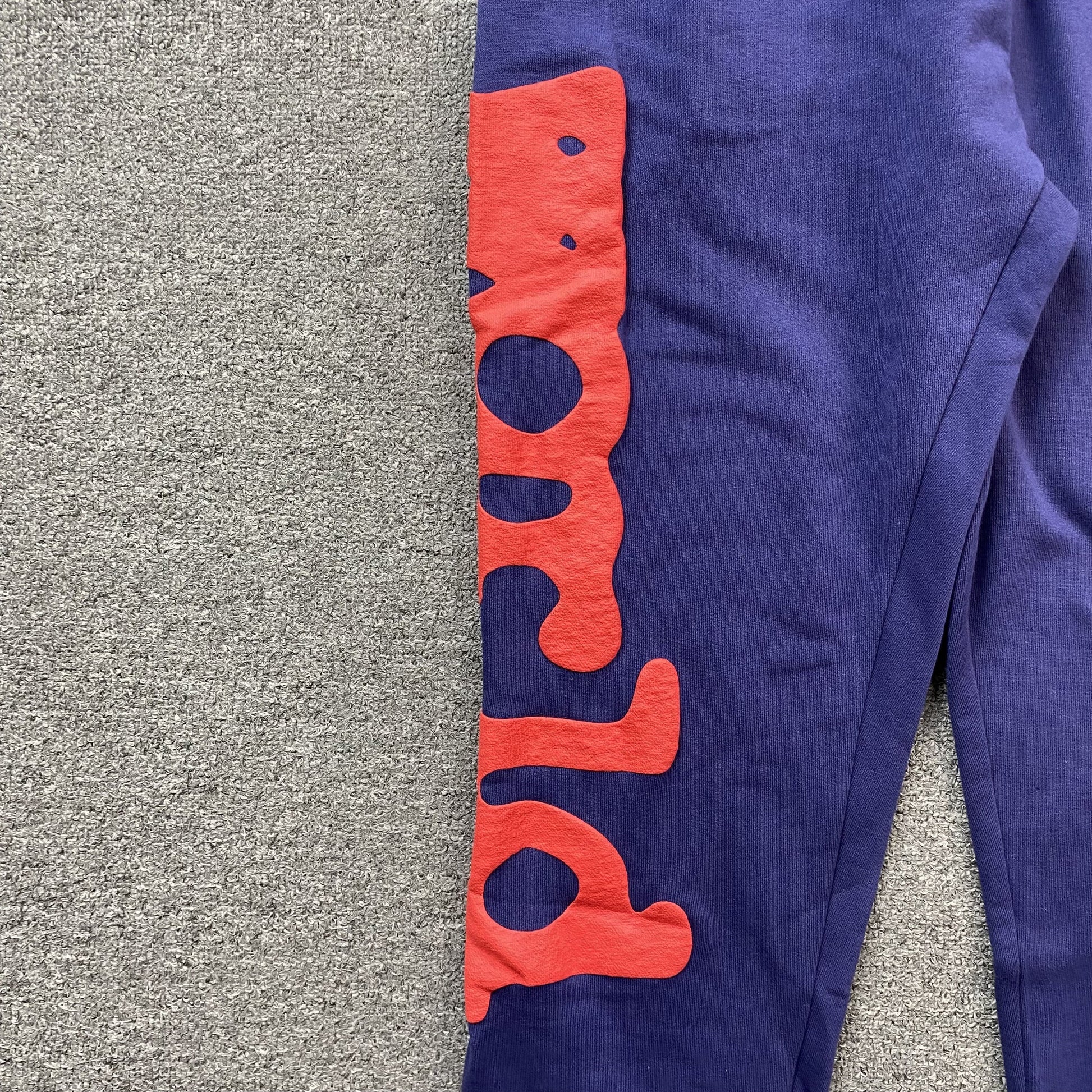 SP5DER BELUGA SWEATPANTS SLATE NAVY - detail - replica sneakers