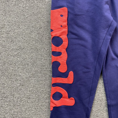 SP5DER BELUGA SWEATPANTS SLATE NAVY - detail - replica sneakers