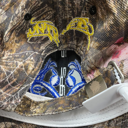 SP5DER BLUE LOGO CAP REAL TREE CAMO - back view - replica sneakers