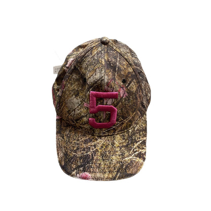SP5DER Five Hat Real Tree Camo - Red Unisex Streetwear Limited Edition - The SP5DER FIVE HAT REAL TREE CAMO - REPLICA blends bold streetwear aesthetics with rugged