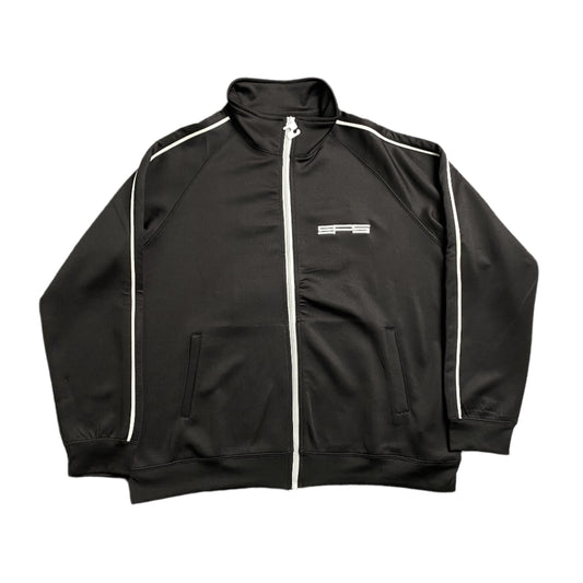 SP5DER G550 Jacket - Black Unisex Streetwear Limited Edition - The SP5DER G550 JACKET BLACK - REPLICA is a statement piece that fuses bold streetwear