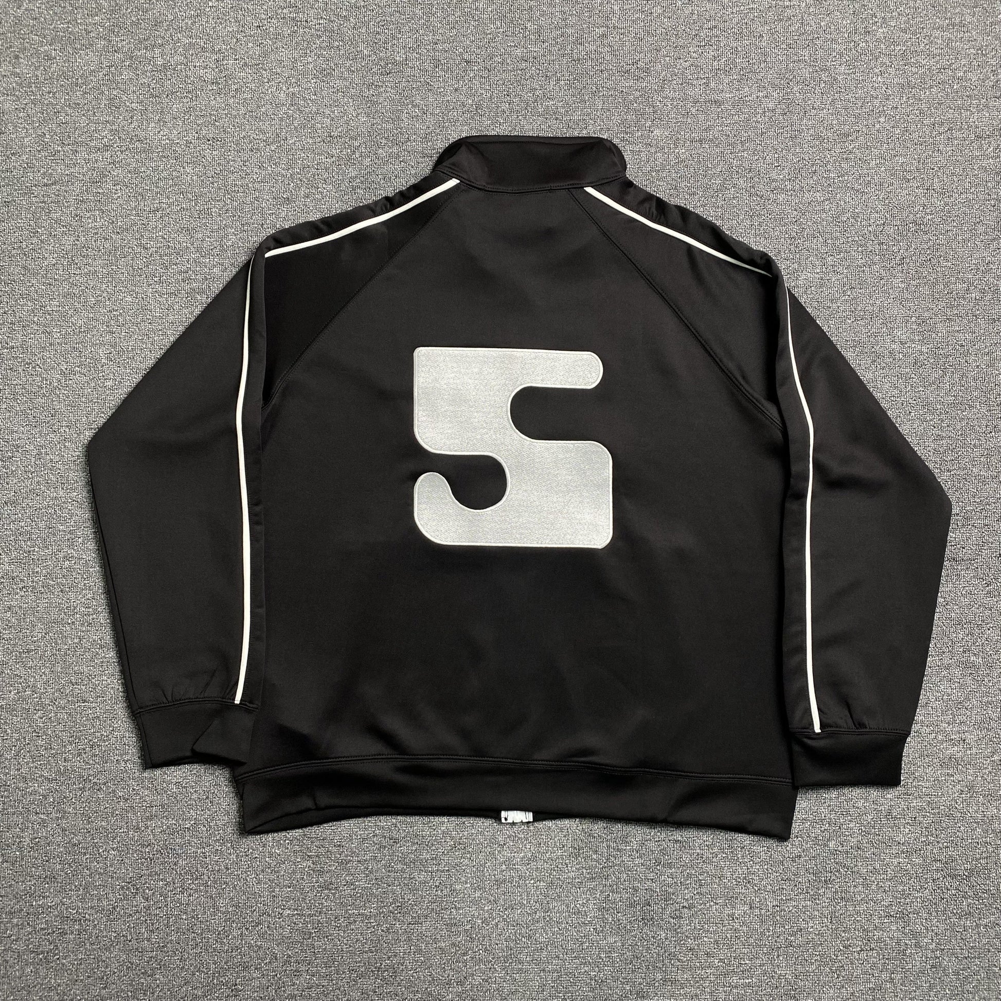 SP5DER G550 Jacket - Black Unisex Streetwear Limited Edition - The SP5DER G550 JACKET BLACK - REPLICA is a statement piece that fuses bold streetwear