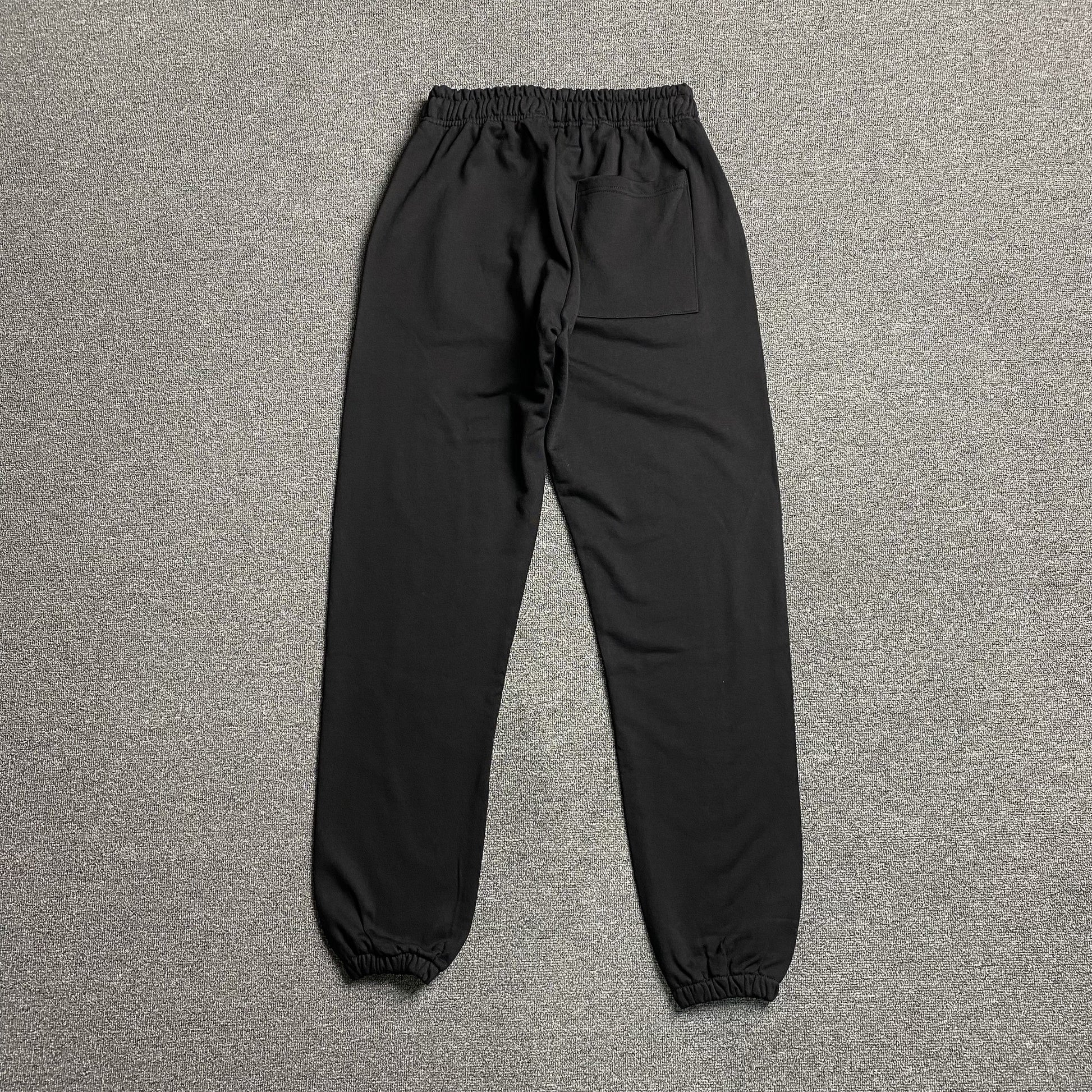 SP5DER Jeffery Sweatpants - Black Unisex Streetwear Limited Edition - The SP5DER JEFFERY SWEATPANTS BLACK - REPLICA deliver the perfect blend of bold streetwear aesthetics