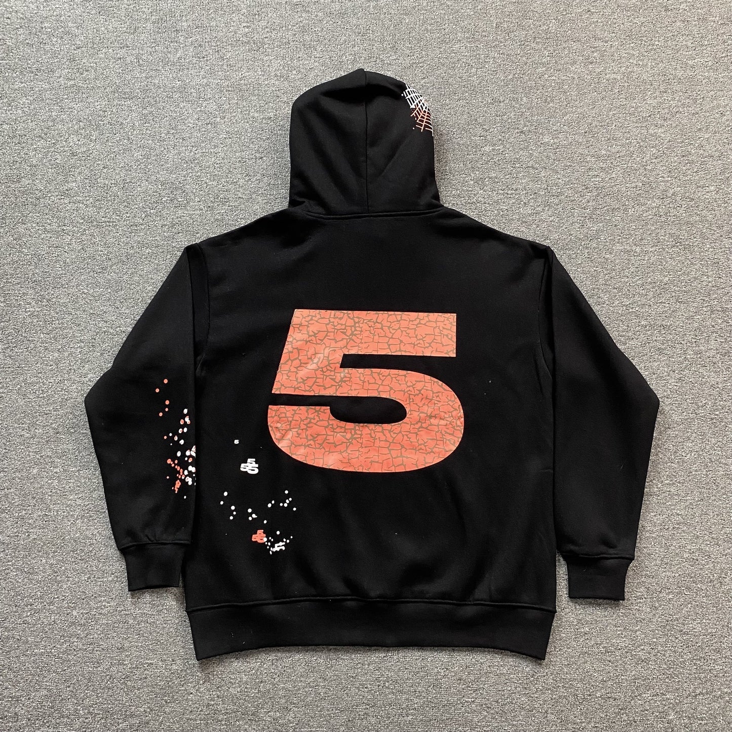 SP5DER Nocturnal Highway Hoodie - Black Unisex Streetwear Limited Edition - The SP5DER NOCTURNAL HIGHWAY HOODIE BLACK - REPLICA is a bold and futuristic take on