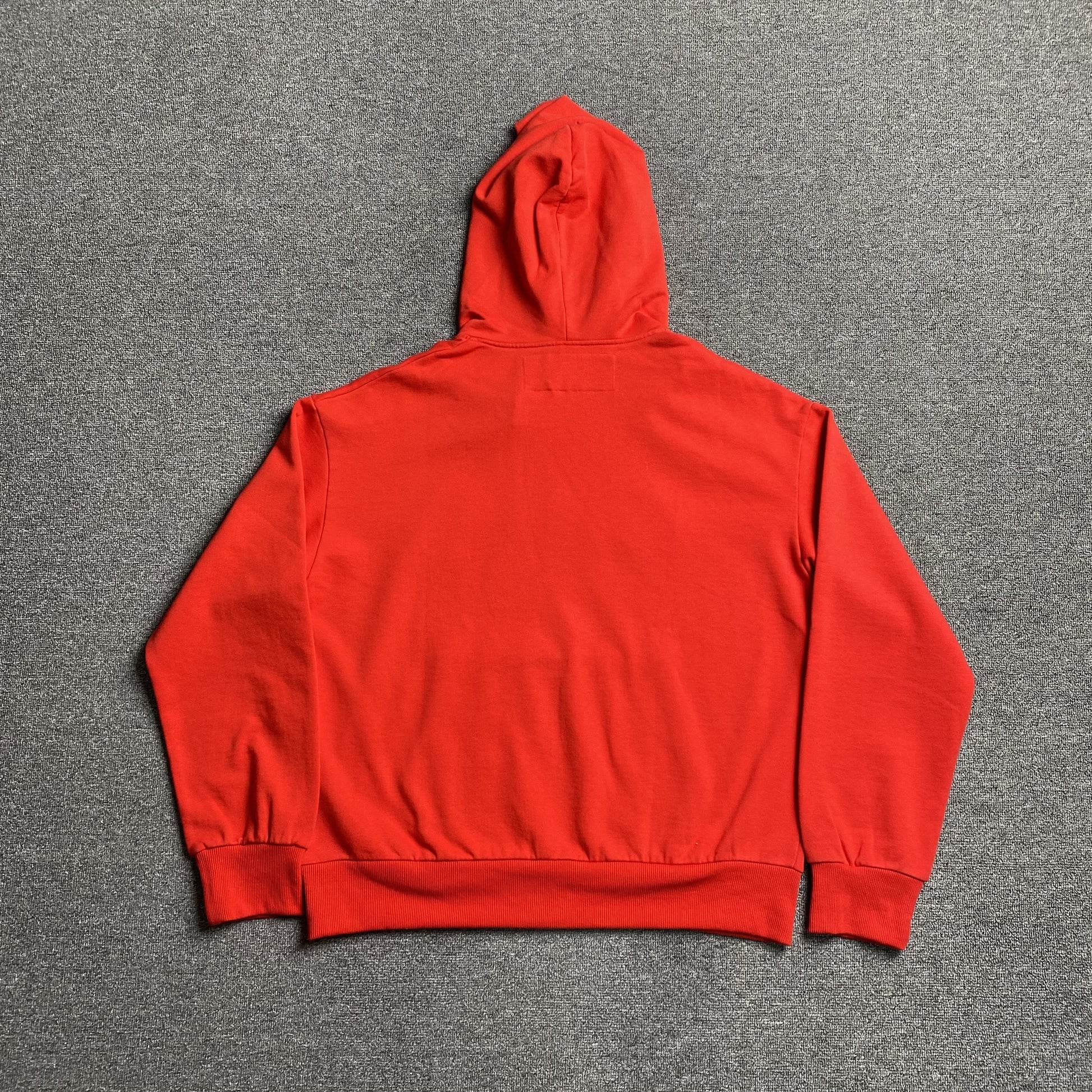 SP5DER Og Logo Hoodie - Red Unisex Streetwear Limited Edition - The SP5DER OG LOGO HOODIE RED - REPLICA is a bold and vibrant streetwear essential