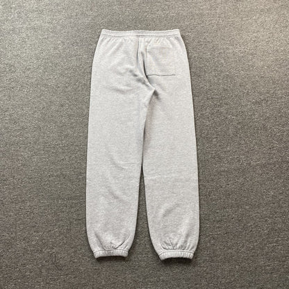 SP5DER Og Web Sweatpants Heather - Grey Unisex Streetwear Limited Edition - The SP5DER OG WEB SWEATPANTS HEATHER GREY - REPLICA bring together bold streetwear design and