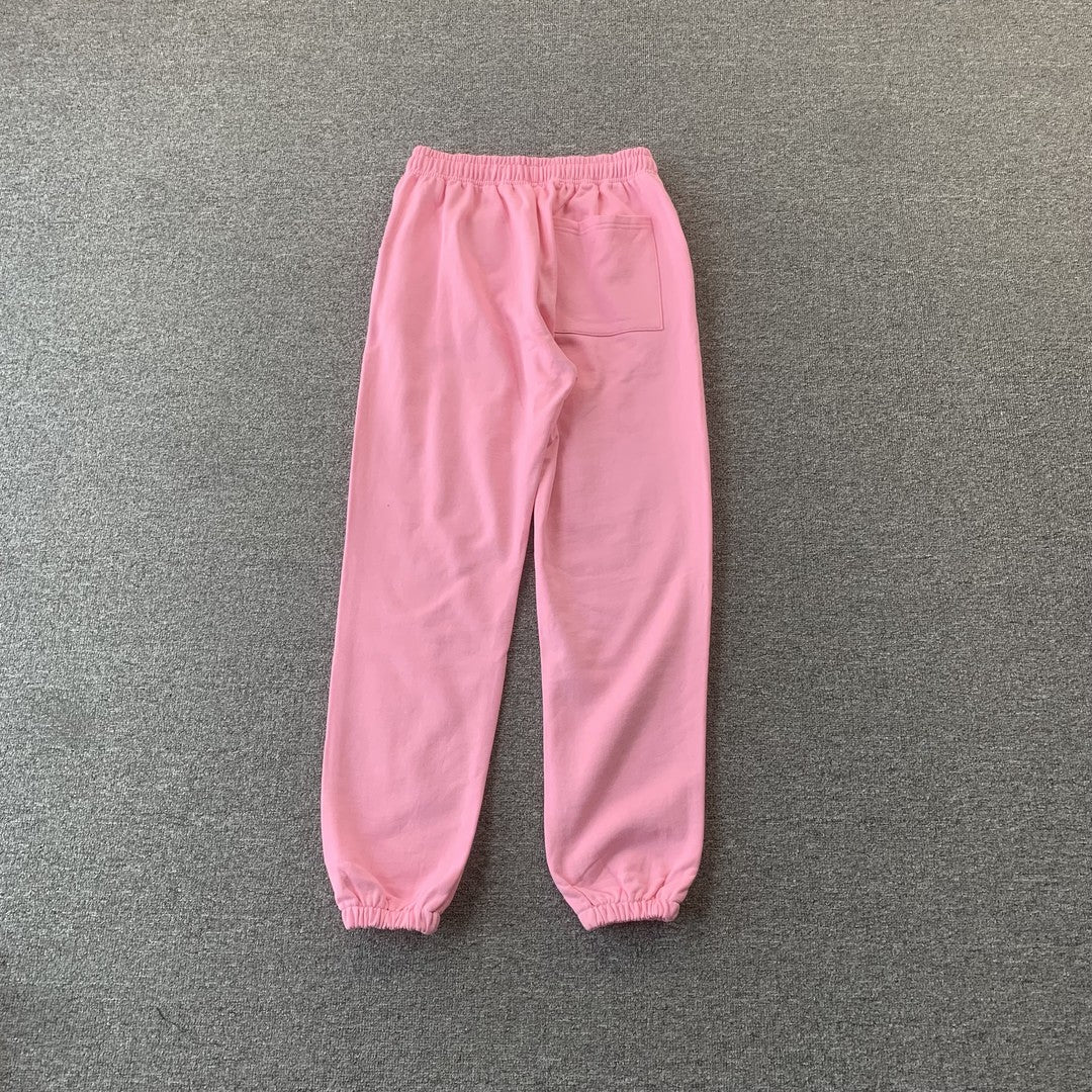 SP5DER Og Web Sweatpants - Pink Unisex Streetwear Limited Edition - The SP5DER OG WEB SWEATPANTS PINK - REPLICA fuse bold streetwear design with everyday comfort