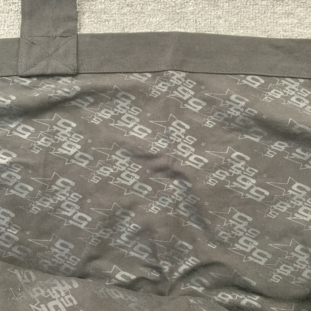 SP5DER OVERSIZED TOTE BAG BLACK - close up - replica sneakers