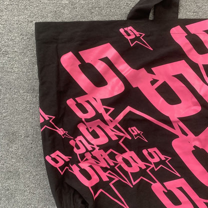 SP5DER OVERSIZED TOTE BAG BLACK - insole - replica sneakers