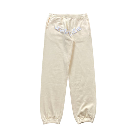 SP5DER Vvs Sweatpants - White Unisex Streetwear Limited Edition
