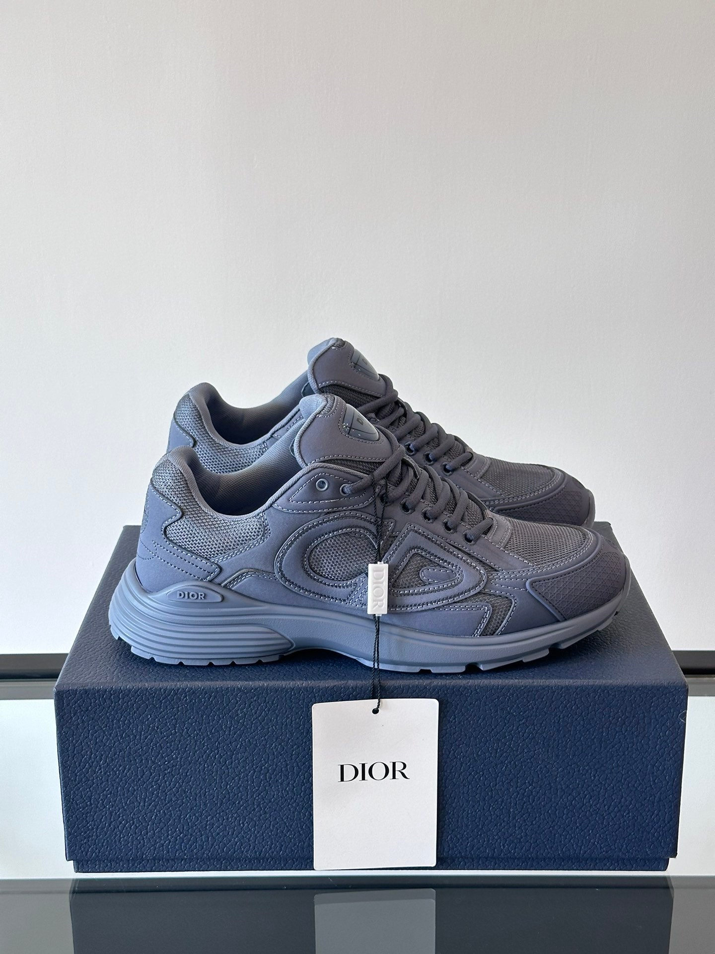 STONE Island - Dior B30 - Blue Unisex Streetwear Limited Edition - The STONE ISLAND x DIOR B30 BLUE - REPLICA is a groundbreaking fusion of high-fashion