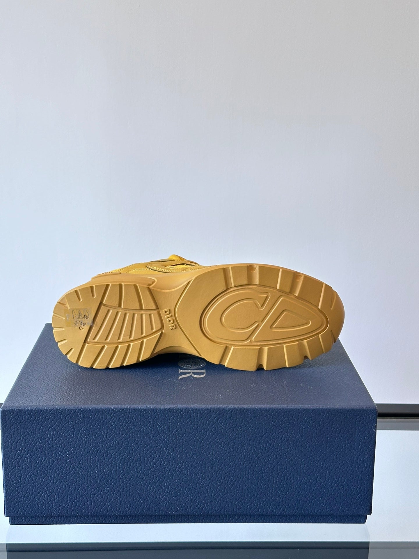 STONE Island - Dior B30 Sneakers - Yellow Unisex Streetwear Limited Edition - The STONE ISLAND x DIOR B30 YELLOW - REPLICA is a bold fusion of high-fashion