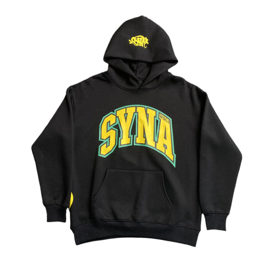 SYNA World College Hoodie - Black Unisex Streetwear Limited Edition