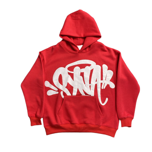 SYNA World Hoodie - Red Unisex Streetwear Limited Edition