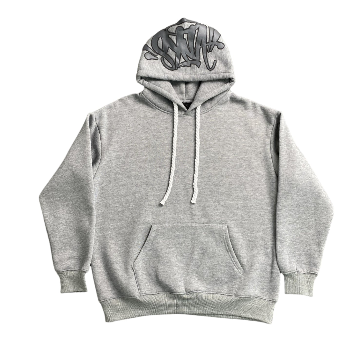 SYNA World Hood Logo Hoodie - Grey Unisex Streetwear Limited Edition
