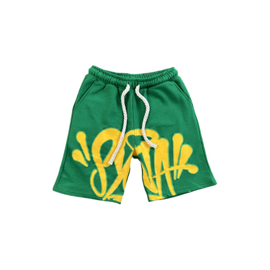 SYNA World Shorts - Green Unisex Streetwear Limited Edition