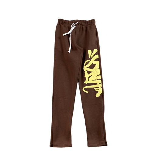 SYNA World Sweatpants - Brown Unisex Streetwear Limited Edition