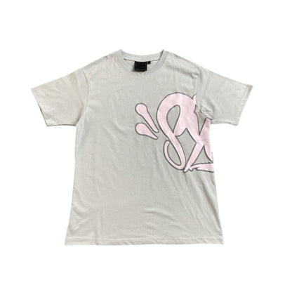 SYNA World T-shirt Grey - Pink Unisex Streetwear Limited Edition
