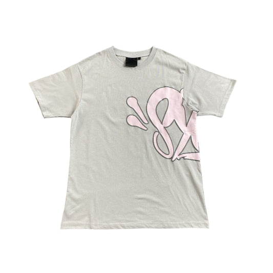 SYNA World T-shirt Grey - Pink Unisex Streetwear Limited Edition