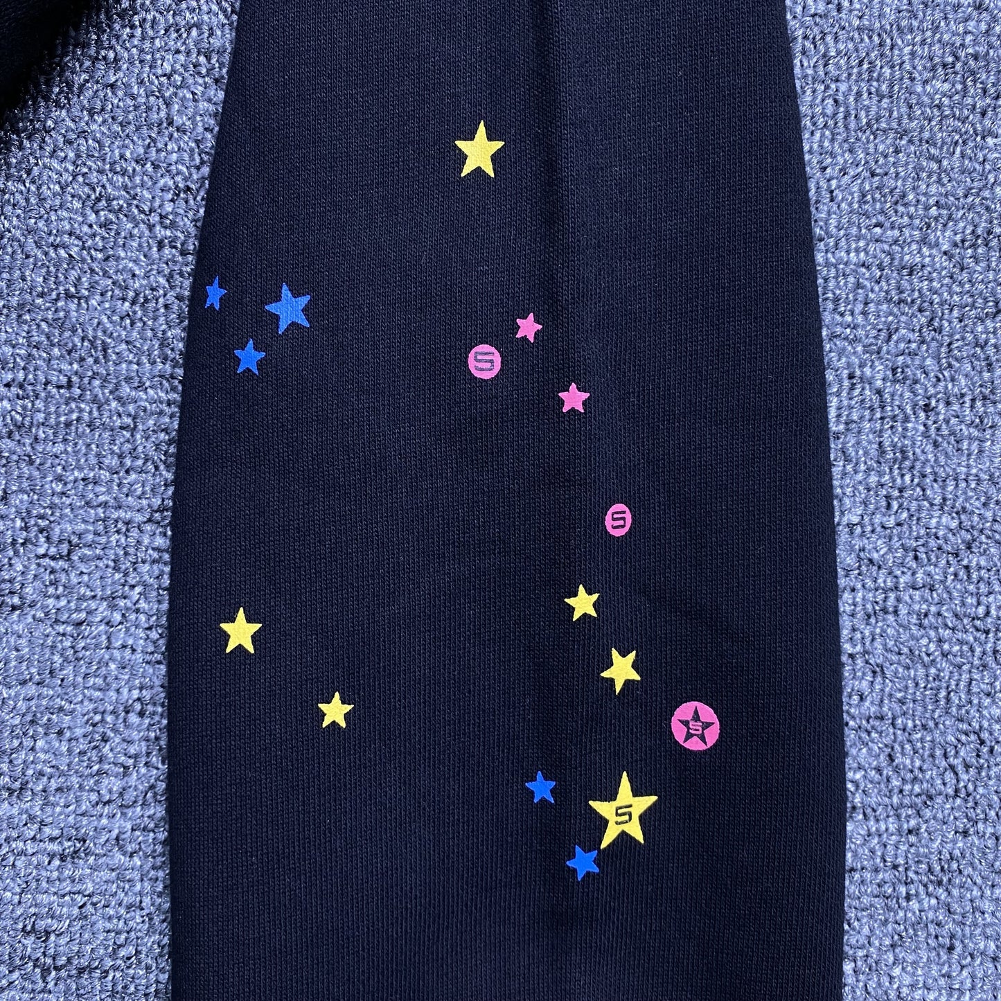 Sudadera con capucha SP5DER rosa negra