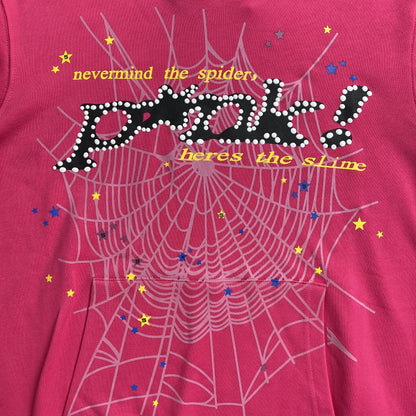 Sudadera con capucha SP5DER P*NK rosa