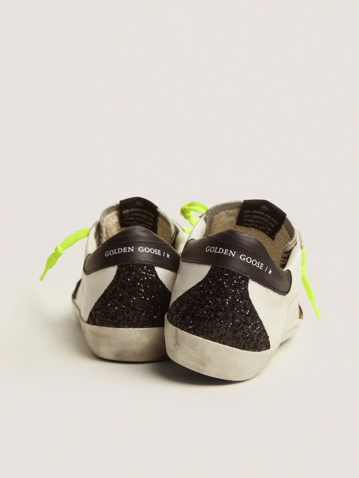 Super-star Ltd Sneakers With Animal-print Pony Skin Tongue And Star - Black Unisex Streetwear Limited Edition